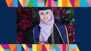 Khadija Soufi is a 2022 recipient of the Adams Award for Leadership in a Student Organization.